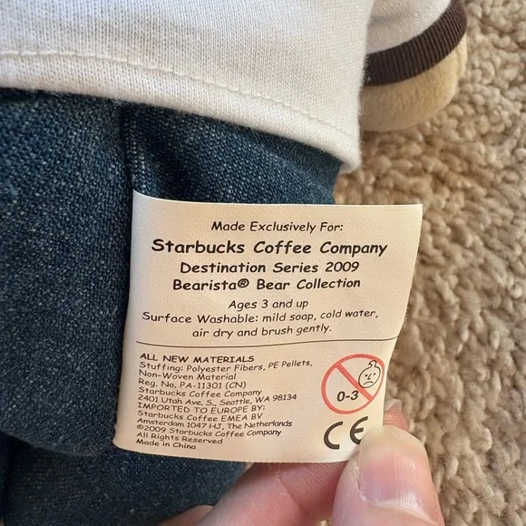 Starbucks Chicago Teddy Bear - Picture 4 of 4